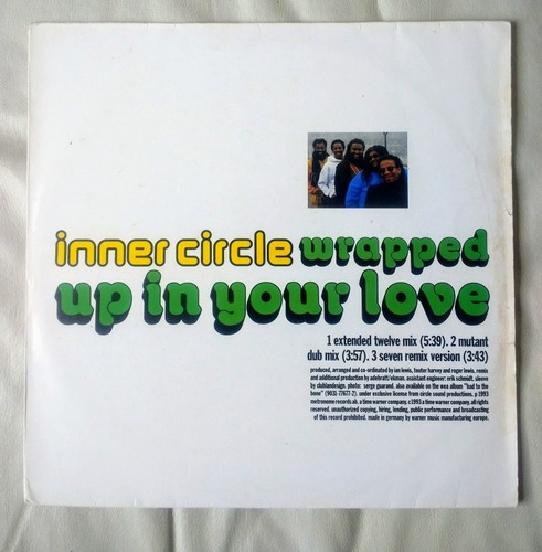 Inner Circle Wrapped Up In Your Love Maxi Vinilo Alemania