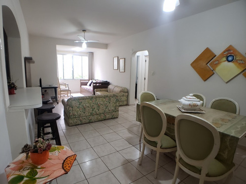 Imagem 1 de 16 de Apartamento Mobiliado À Venda Por R$460mil, 90m² 2 Dormitórios, Sala Para 2 Ambientes Com Vista Para O Mar, 1 Vaga De Estacionamento - Ap05337 - 68468422