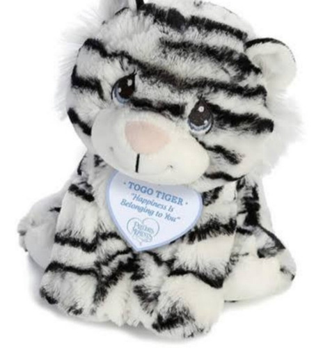 Tigre Blanco De Peluche. Precious Moments.