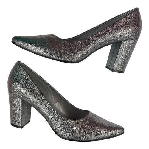 Imagen 2 de 9 de Zapatilla Dama Felipe Rentería Moda Casual Tacón Ancho Alto7