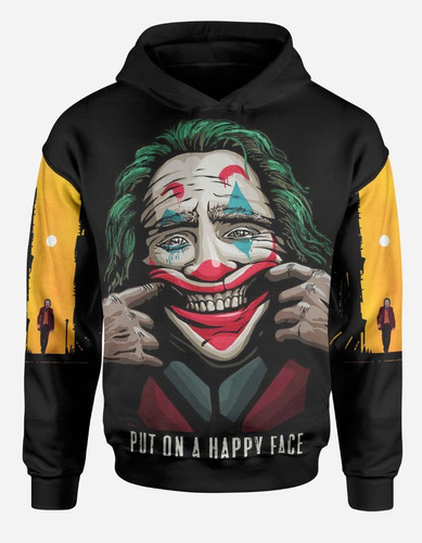 Buzo Joker Guason Comic Cine Con Capucha Y Bolsillos Unisex