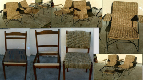 Venta, Reparacion De Sillas,sillones,en Totora Hierro,madera