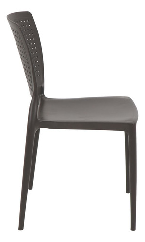 Set de 4 sillas Tramontina Safira Summa Brown