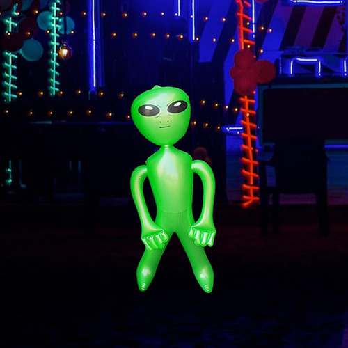 Alien Inflable, Figuras Inflables Globo Alienígena, Verde S