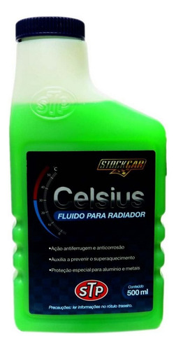 Solução Radiador Celsius Verde 500ml - Stp Sc620br