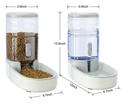  Kacoomi Alimentador automático para perros y gatos