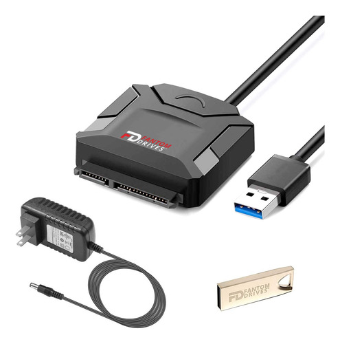 Convertidor De Cable Adaptador Usb 3.0 A Sata Fd Para Disco.