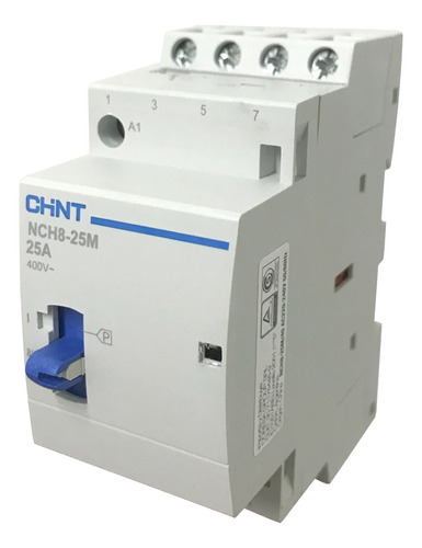 Contactor Modular 25a Din Con Selector Manual/remoto Chint