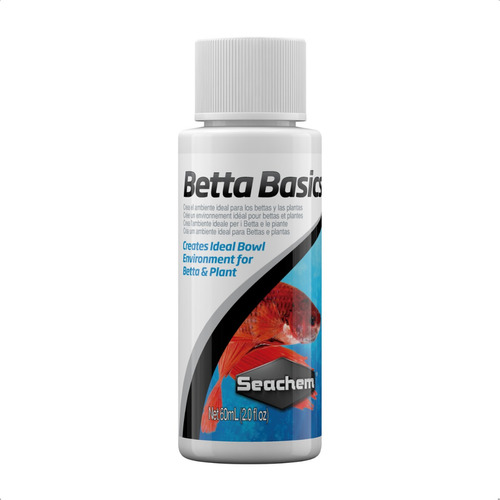 Seachem Betta Basics 60ml Condicionador Para Peixes Beta