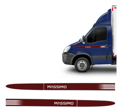 Faixa Adesivo Compatível Iveco Daily Massimo Cabine Simples