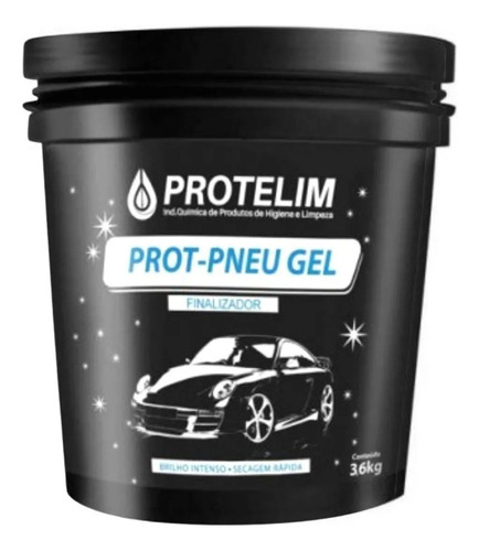 Pretinho Pneu Gel 3,6k Protelim Efeito Baba Longa Duração