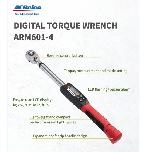Acdelco Arm601-4 1/2 (14.8 A 147.5 Ft-lbs.) Heavy Duty ...