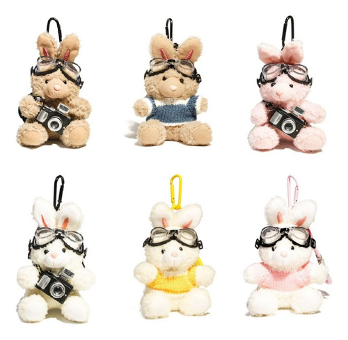 Suéter De Pelúcia Com Pingente De Coelho, Boneca, Rosa, Pres
