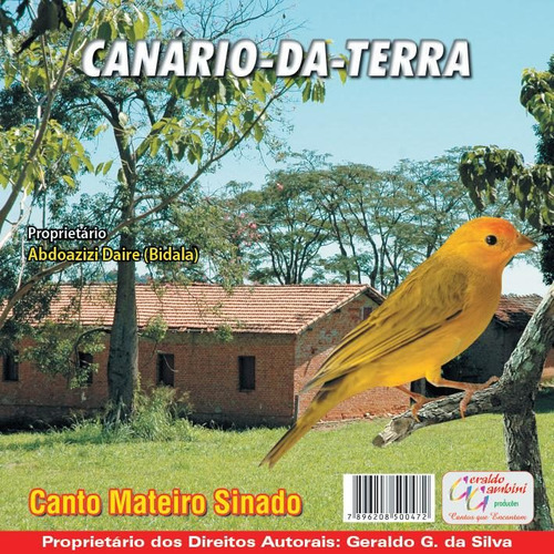 Cd Canto -de Canário Da Terra Canto Mateiro Sinado