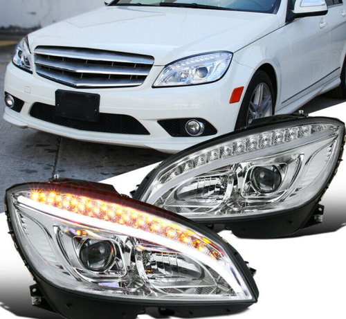 Faros Farolas Mercedes 12-14 W204 Clase C C300 C200 Etc