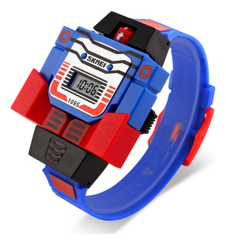 Transformers Robot Forma Reloj Para Niños