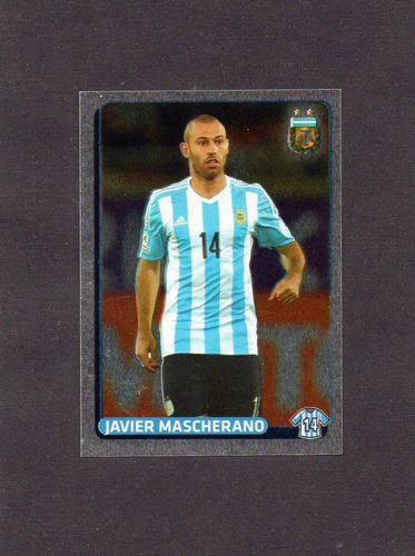Futbol Argentino 2015. Figurita N° 476 Mascherano. Mira!!!