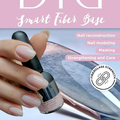 Didier Lab Esmalte Gel Base Fibra, Larga Duración 10ml