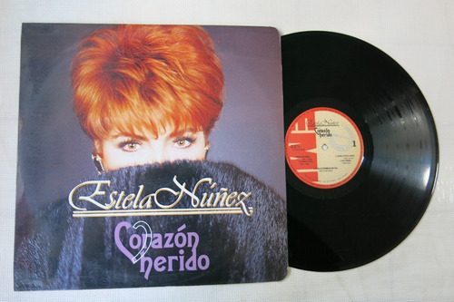 Vinyl Vinilo Lp Acetato Estela Nuñez Corazon Herido Balada