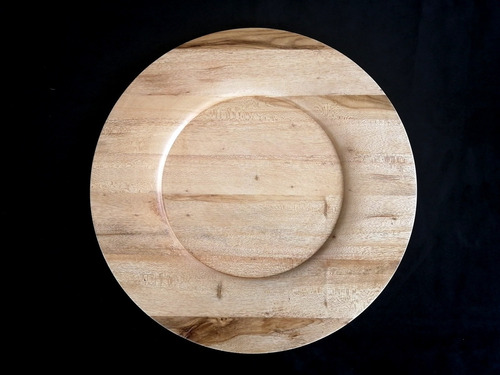 Platos Para Restaurantes, Bares, Asados, Beefs Madera 40 Cm.