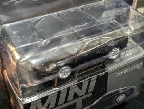 Mini Gt 1:64 Porsche 911 Gt3 Touring Negro Carro Deportivo