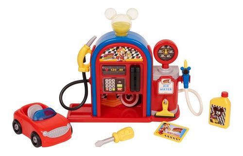 Set Gas Estación Mickey Mouse 10 Piezas (30 Cm) A2914