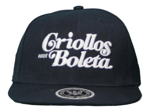 Gorra Pow Criollos Burde Boleta  