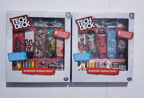 Oferta 6 Patinetas Miniatura Tech Deck + Shop Bonus Pack *