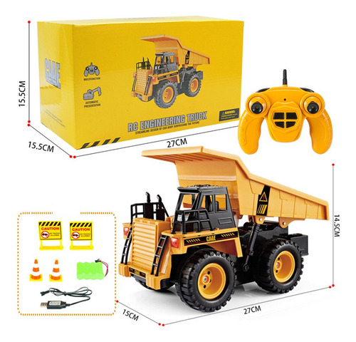 2,4g Rc Camión De Volteo Vehículo De Construcción Con