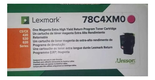 Toner Lexmark 78c4xm0 Cs420 Cs520 Cs620 Cx420 Cx520 Cx620