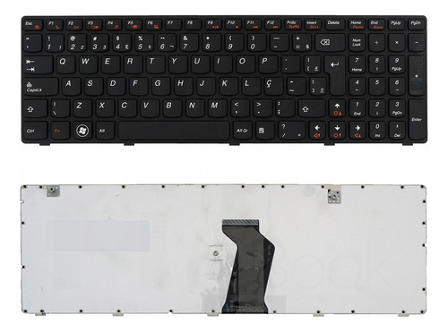 Teclado Para Lenovo G590 G770 G770a-ifi Z580 Z580a P580a Cor Aviso Na Descrição Idioma Leia A Descrição