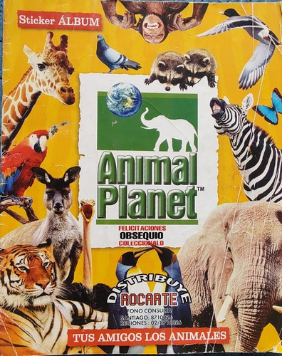 Album Animal Planet Rocarte Incompleto (494a