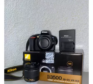 Nikon Kit D3500 Dslr + Lente 18-55mm Vr