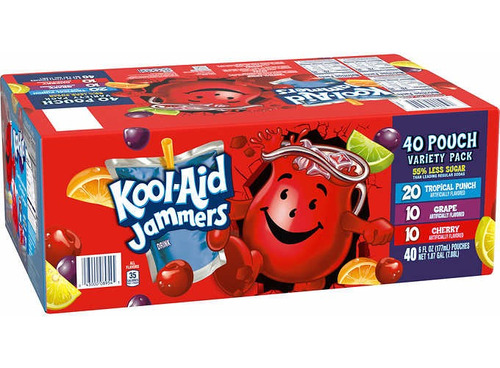 Kool-aid Jammers, Variety Pack 177ml 40pack Importados!!