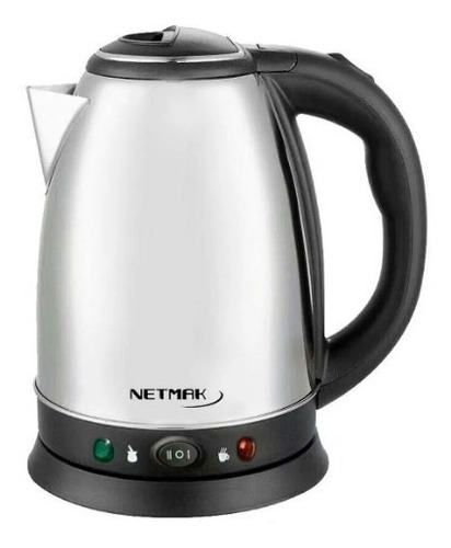 Pava Eléctrica Netmak Nm-pav01 Acero Inox 1.8 L Corte Mate