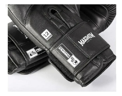Luva De Boxe E Muay Thai Mxm Preta - Maximum Original
