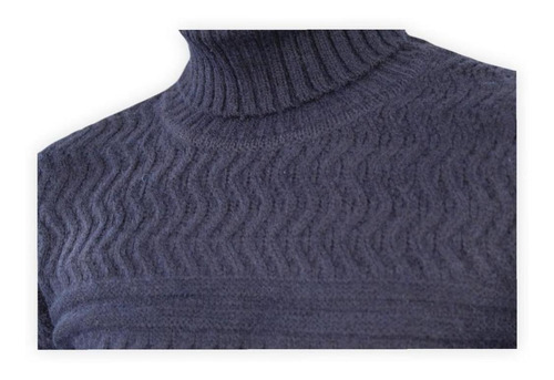 Imagen 4 de 4 de Sweater Hombre Cuello Tortuga Jersey Grueso