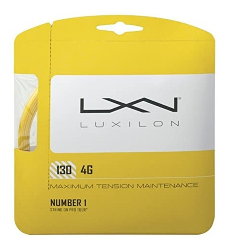 Cuerda Luxilon 4g 1.30 Individual Tenis Hollywood