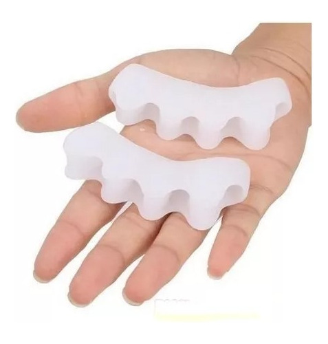 Separador Par Silicona Protector De Dedos Pie Hallux Valgus