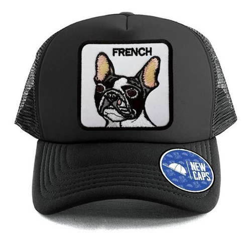 Gorra Parche Bordado Bulldog Frances Cod #040 New Caps