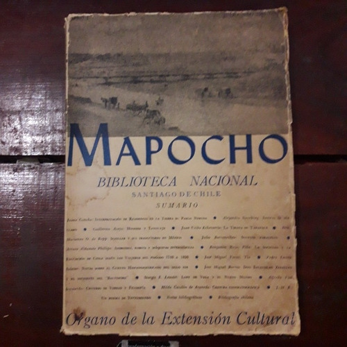 Revista Mapocho Biblioteca Nac Santiago Chile 1963 T1 Num 2