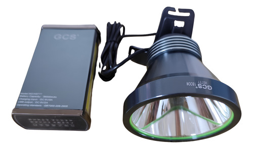 Linterna Frontal Con Banco De Carga 1800w Caza
