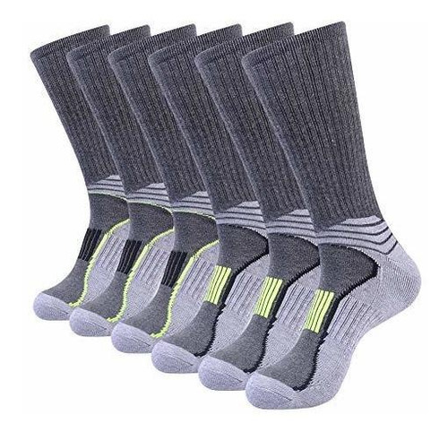 Joynée Men's Athletic Performance Cushion Crew Socks For Run