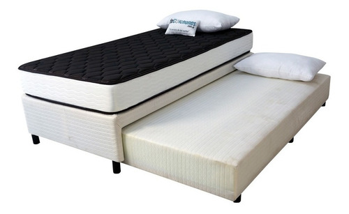 Somier Divan Carro Urania Colchon Linea Dorada 100 X 200