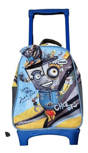 Mochila Chimola Chibots Mas Caja Colores 12 De Regalo 