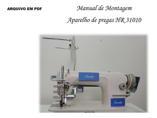 Apostila De Instalação Aparelho De Pregas /frufru Em Pdf