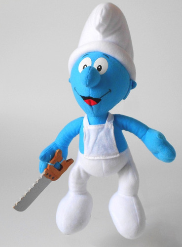 Pitufo Genio 30 Cm Peluche (Usado)