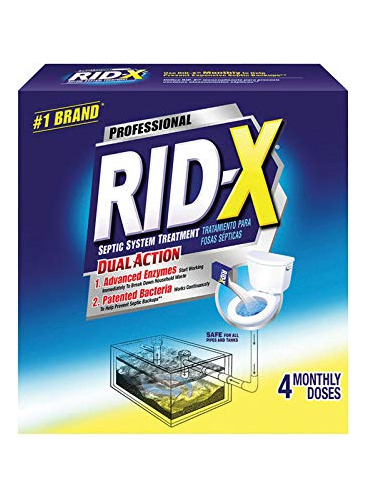 Rid-x Tratamiento Profesional Para Sistema Séptico En Polvo,