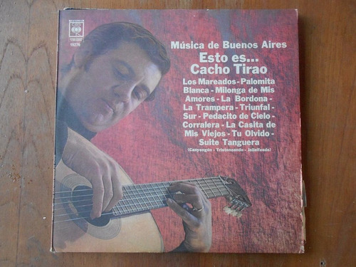 Cacho Tirao   Musica De Buenos Aires   Lp Vinilo Ex