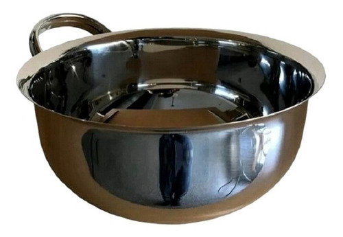 Bowl Profesional De Acero Inoxidable Batidor Asa Manija 18cm